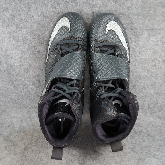 Nike Shoes Mens 11.5 Football Cleats Lunarbeast Strike Pro Sport Athletic Grey - Picture 8 of 13
